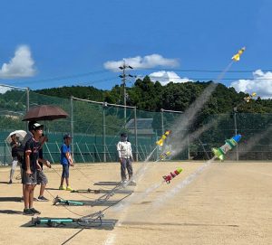 水ロケット 発射！